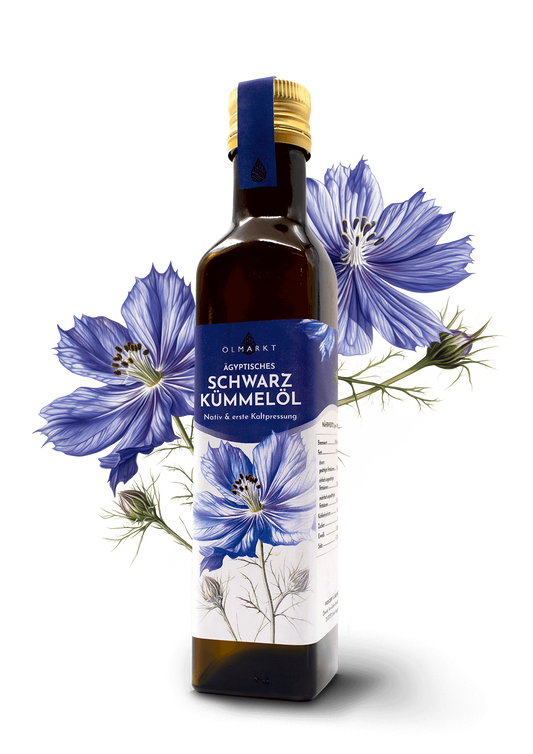250ml Flasche ägyptisches Schwarzkümmelöl von Ölmarkt 